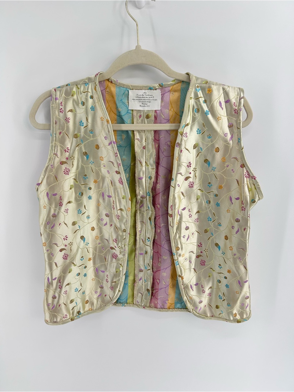 2010 Handmade Silky Vest - S/M